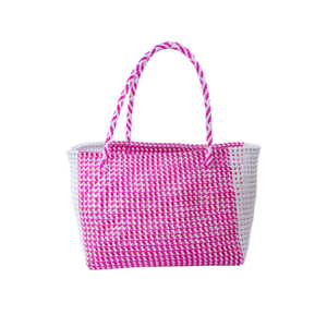 Pink Beaded Tote