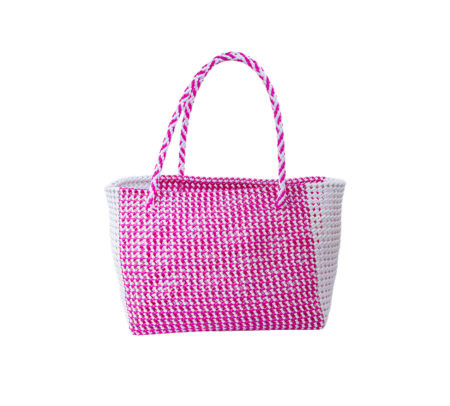 Pink Beaded Tote