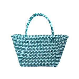 Turquoise Beaded Tote