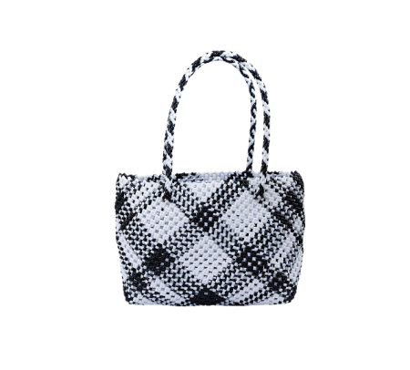 Monochrome Diamond Tote