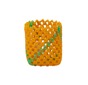 Yellow Woven Basket