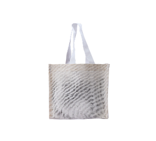 White Woven Tote