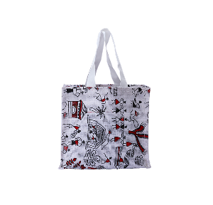 Illustrated Woven Tote