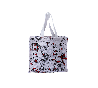 Illustrated Woven Tote